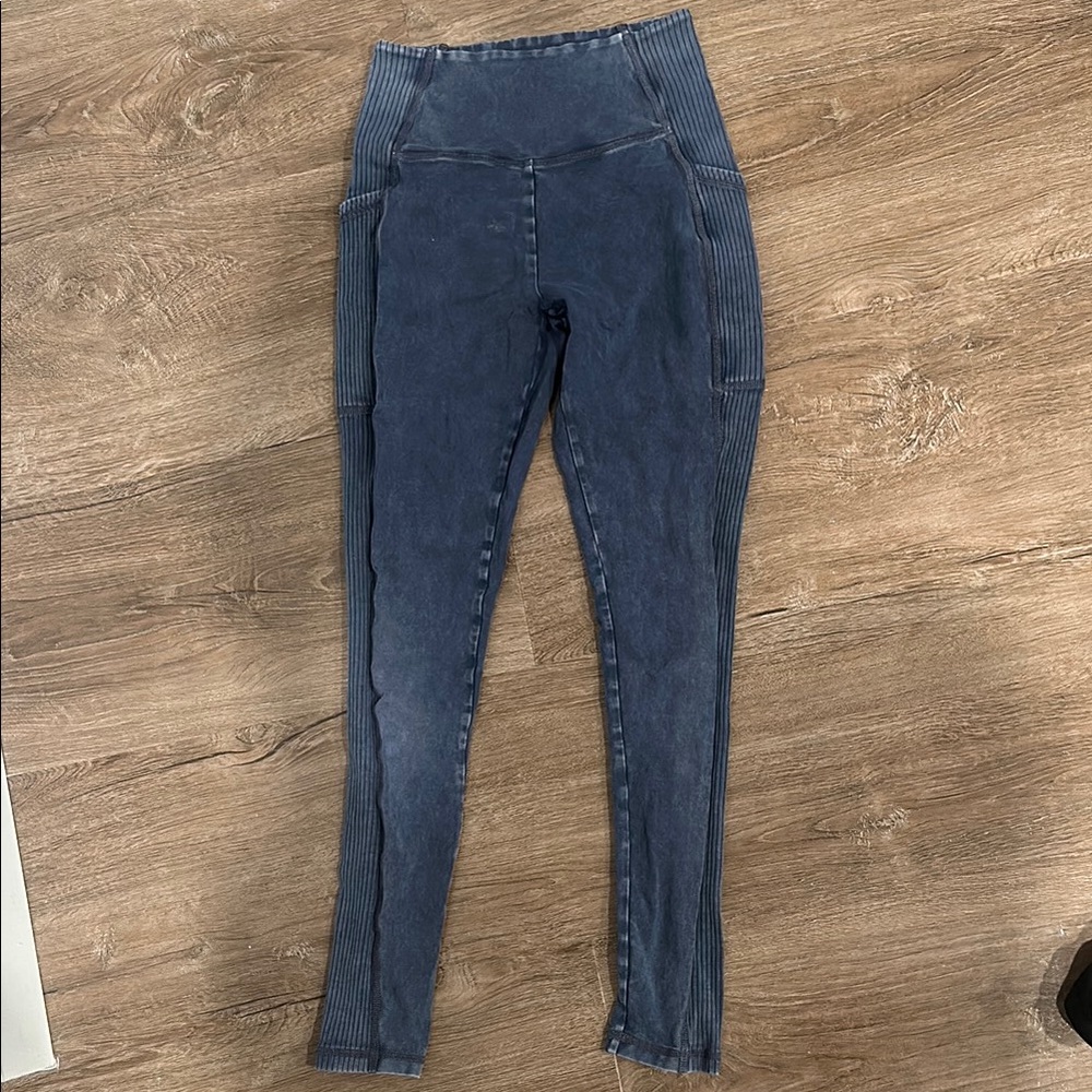 Aerie Offline Blue Cotton Leggings